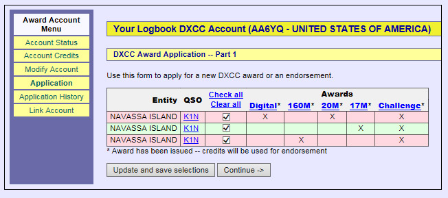 DXCC Logbook of the World LoTW Help Pages